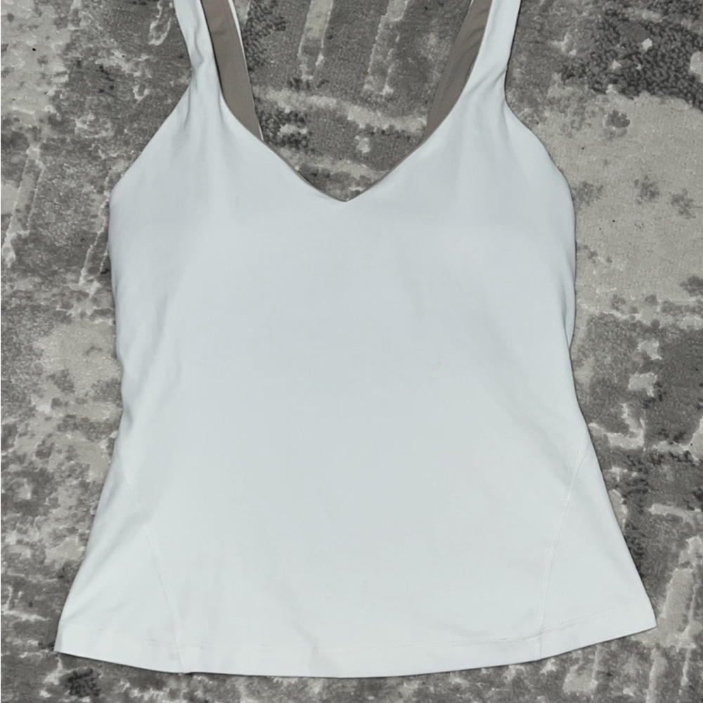 Longline Aline lululemon tank size 4 white